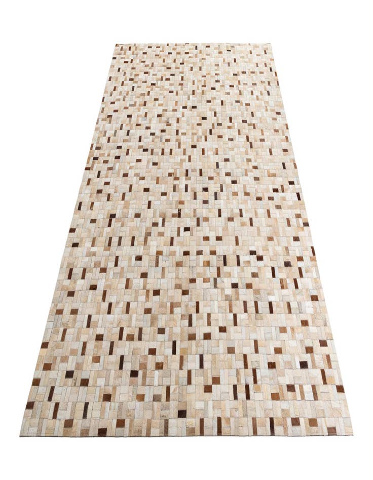 Detail image of  8' x 9' 9 Cowhide Leather Rug