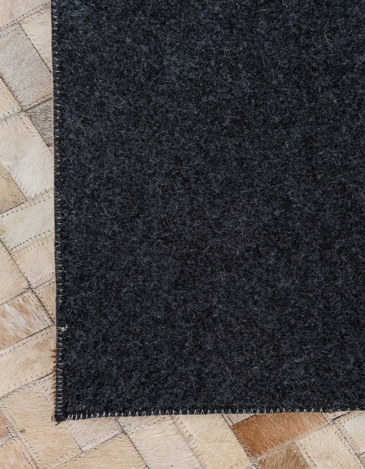 Detail image of  8' x 9' 9 Cowhide Leather Rug