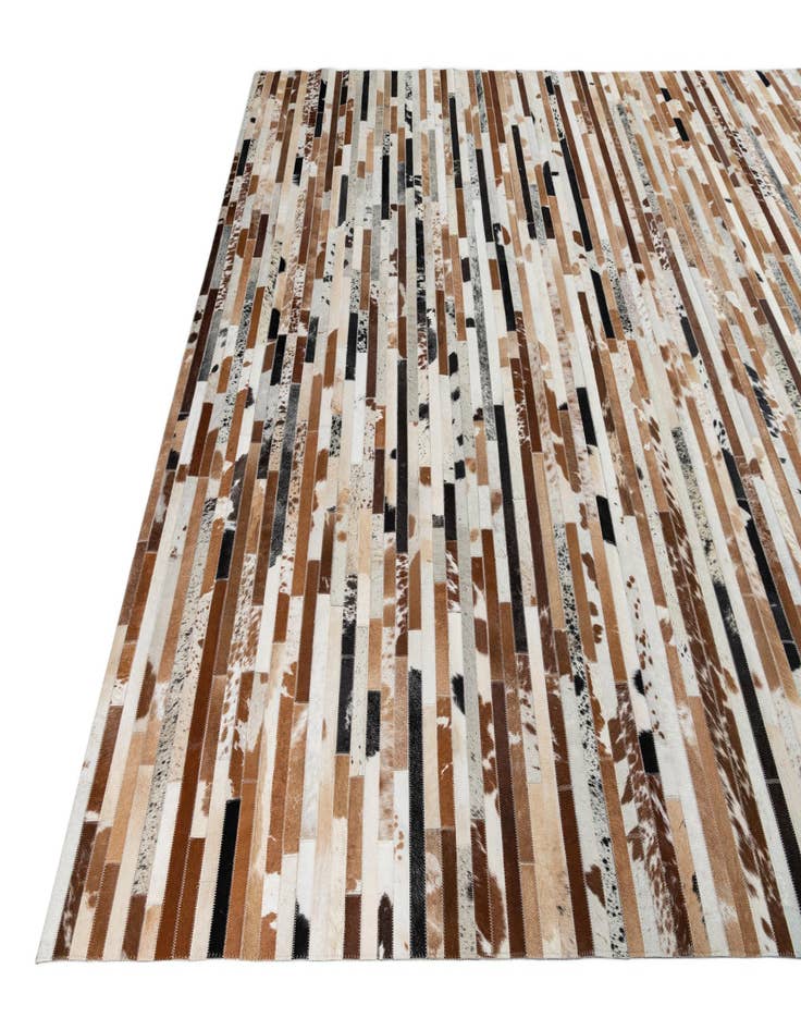 Detail image of  8' x 10' Cowhide Leather Rug