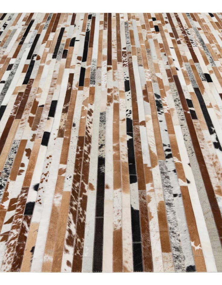 Detail image of  8' x 10' Cowhide Leather Rug