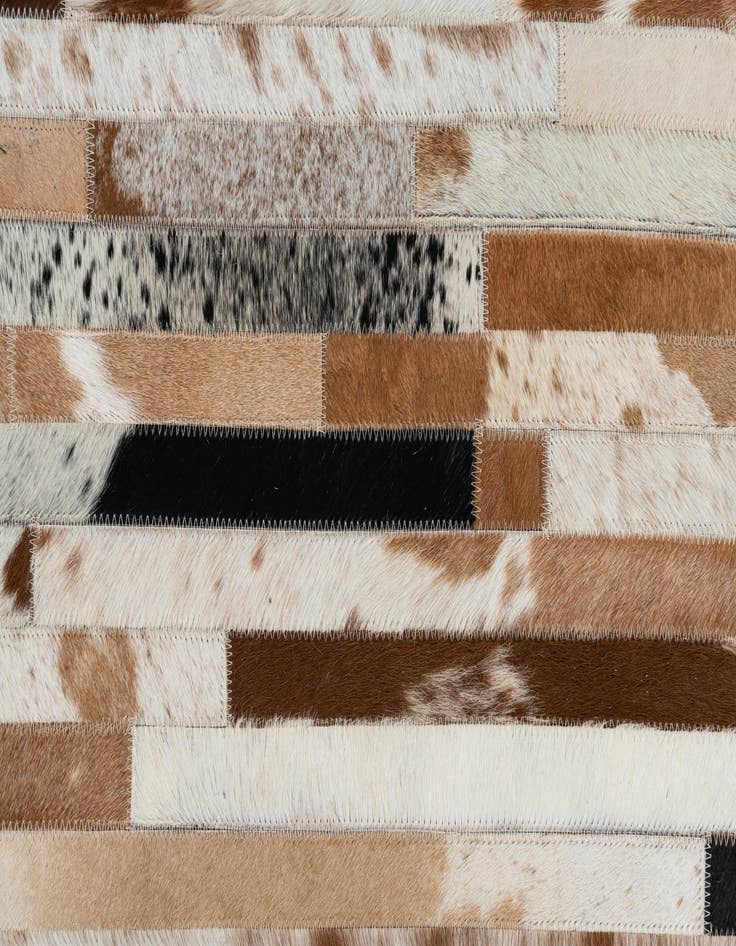 Detail image of  8' x 10' Cowhide Leather Rug