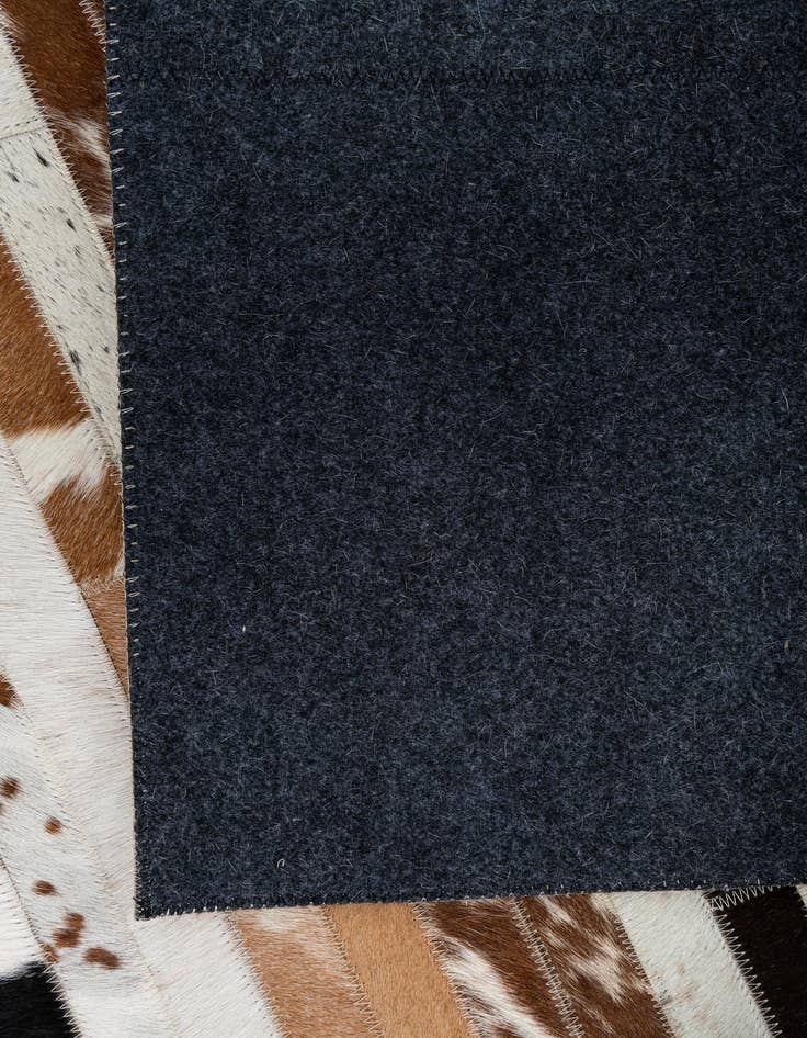 Detail image of  8' x 10' Cowhide Leather Rug