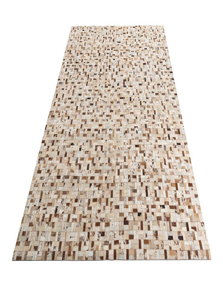 Detail image of  7' 10 x 9' 10 Cowhide Leather Rug