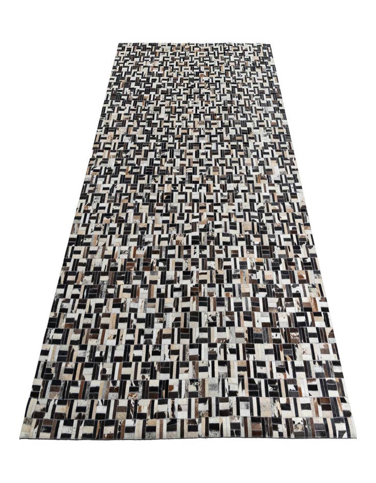 Detail image of  8' 1 x 10' 1 Cowhide Leather Rug