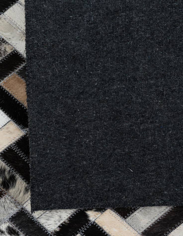 Detail image of  8' 1 x 10' 1 Cowhide Leather Rug