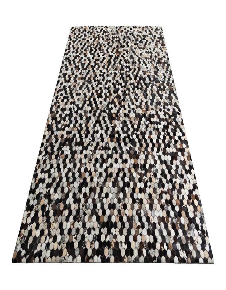 Detail image of  8' 1 x 10' Cowhide Leather Rug