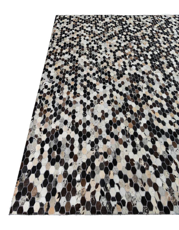 Detail image of  8' x 10' Cowhide Leather Rug