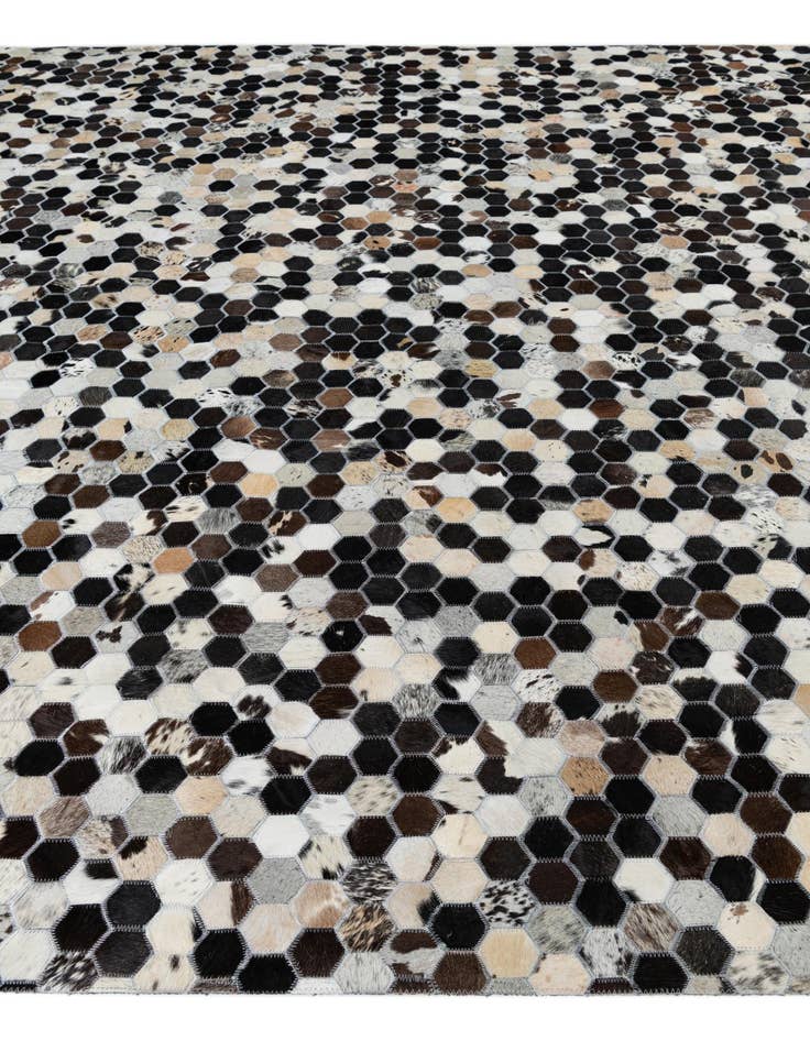 Detail image of  8' x 10' Cowhide Leather Rug