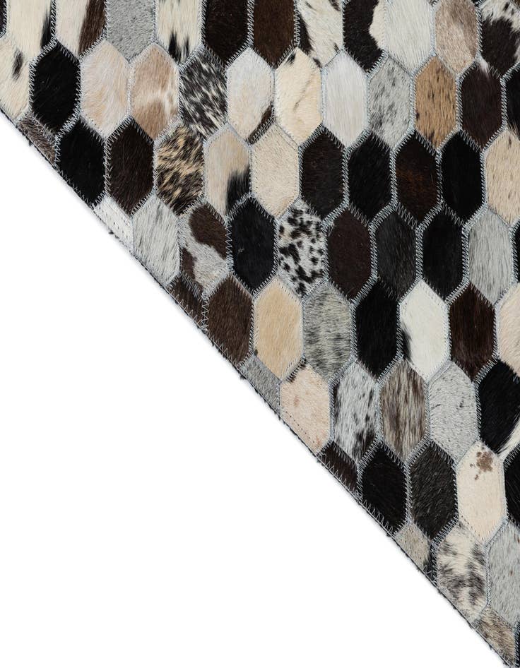 Detail image of  8' x 10' Cowhide Leather Rug