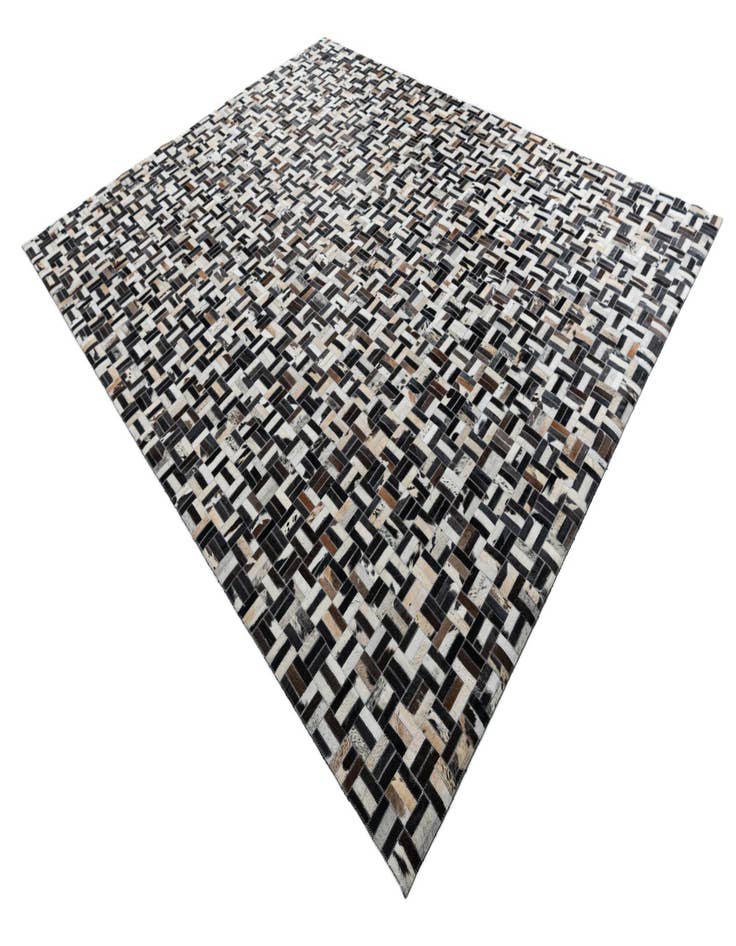 Detail image of  8' x 10' Cowhide Leather Rug