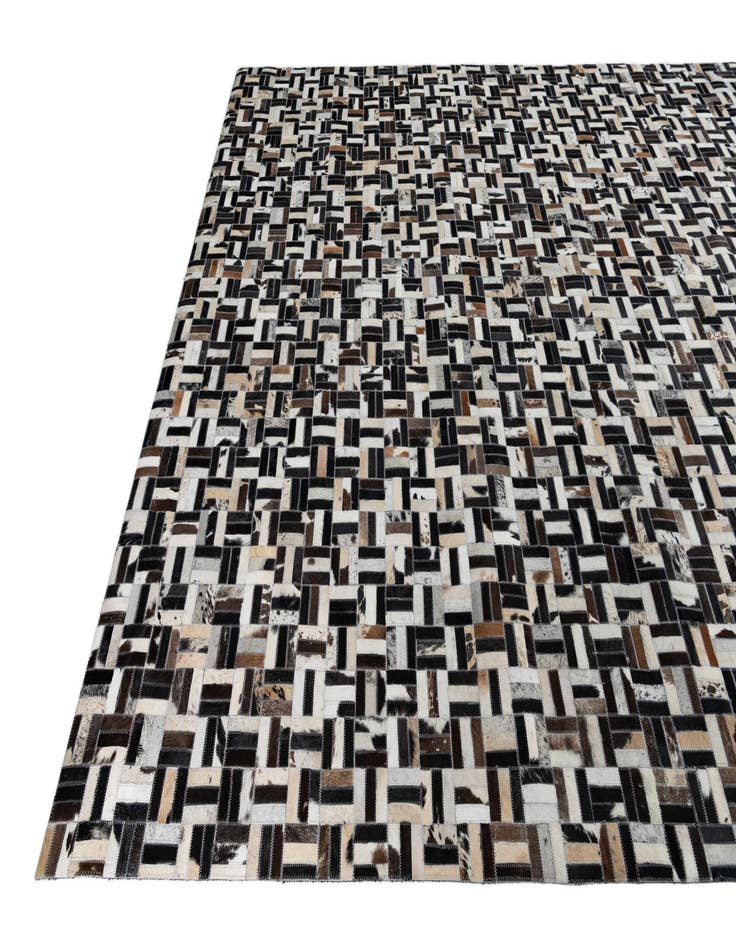 Detail image of  8' x 10' Cowhide Leather Rug