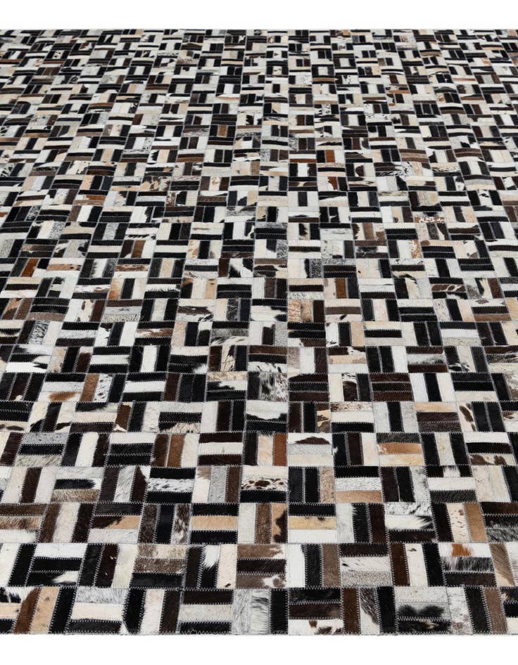 Detail image of  8' x 10' Cowhide Leather Rug