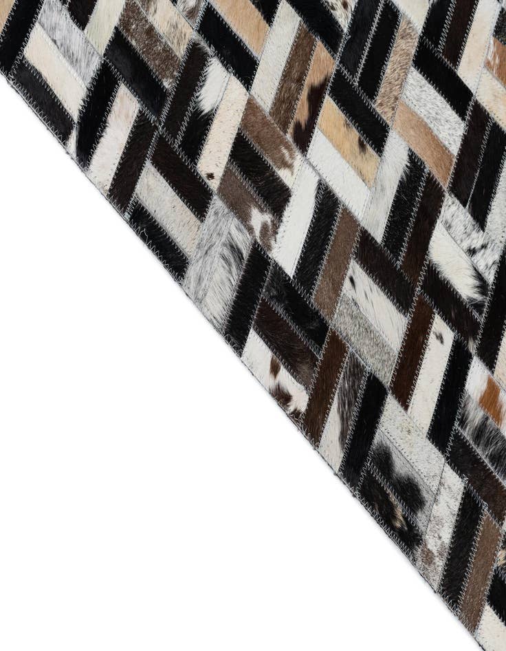 Detail image of  8' x 10' Cowhide Leather Rug