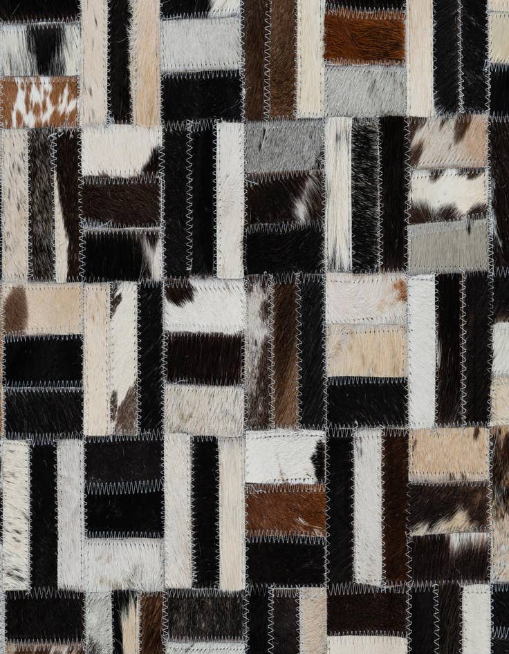Detail image of  8' x 10' Cowhide Leather Rug