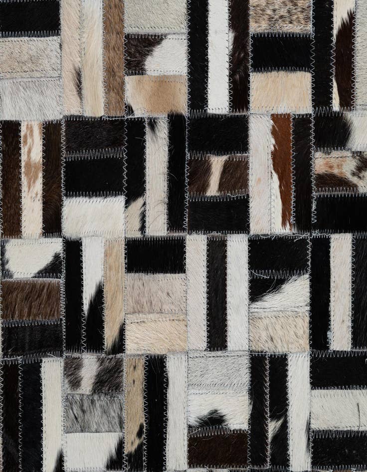 Detail image of  8' x 10' Cowhide Leather Rug