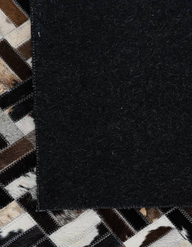 Detail image of  8' x 10' Cowhide Leather Rug
