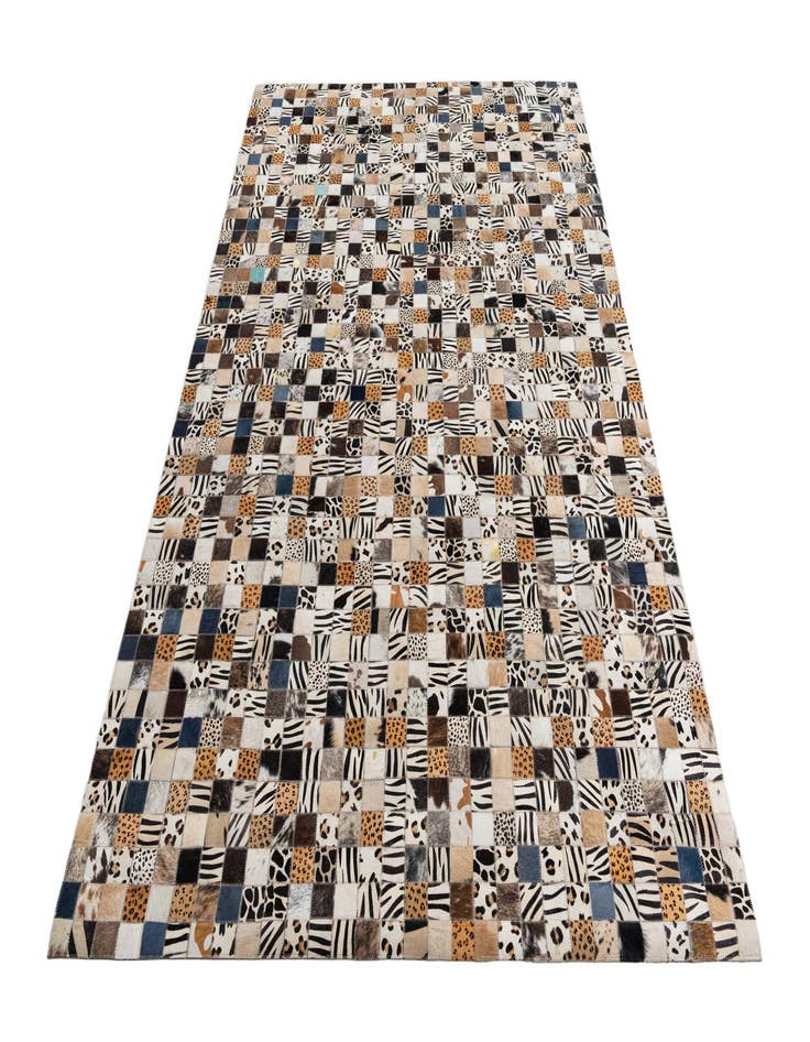 Detail image of  5' x 8' Cowhide Leather Rug