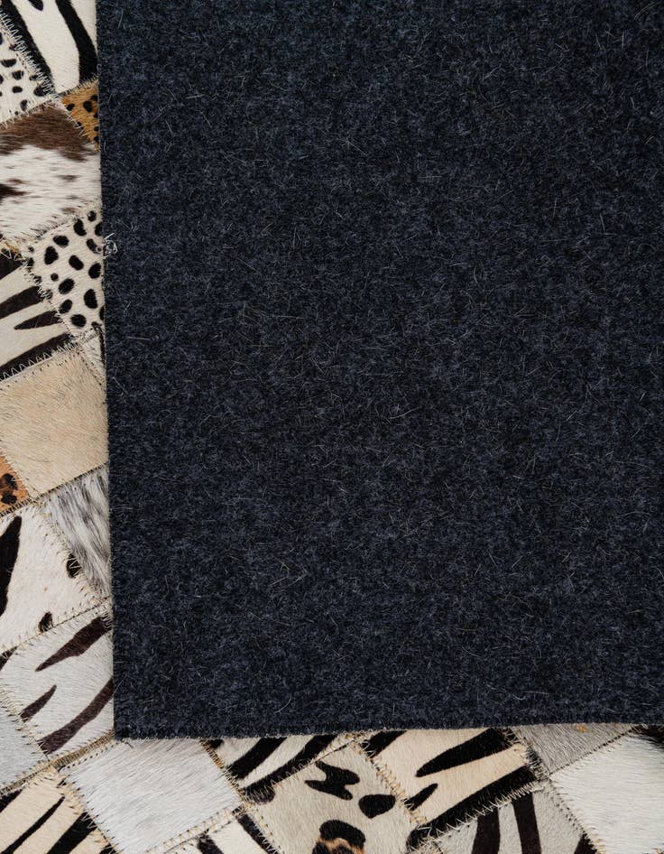 Detail image of  5' x 8' Cowhide Leather Rug