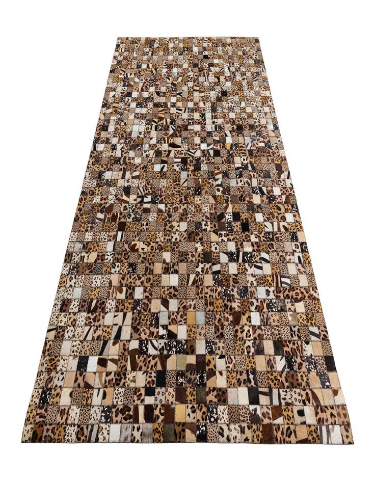 Detail image of  5' 1 x 8' Cowhide Leather Rug