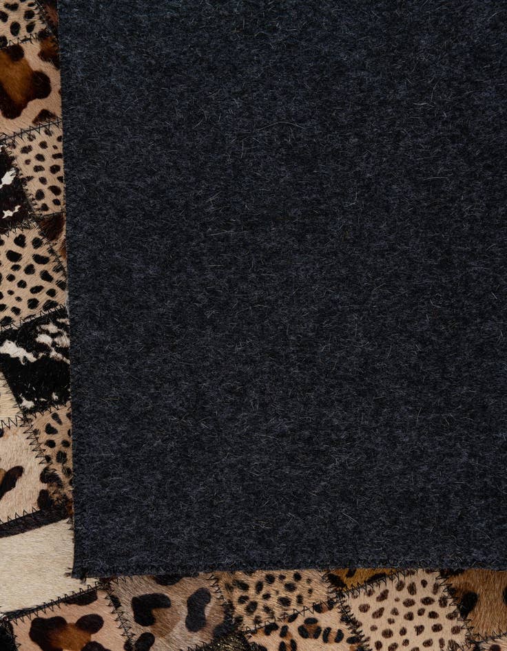 Detail image of  5' 1 x 8' Cowhide Leather Rug