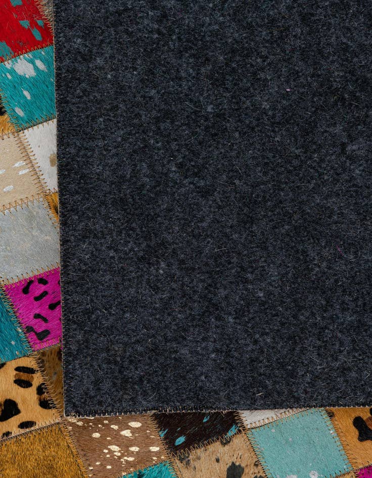 Detail image of  5' x 8' Cowhide Leather Rug