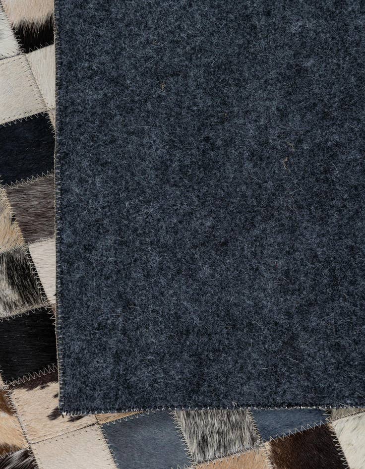 Detail image of  5' x 8' Cowhide Leather Rug