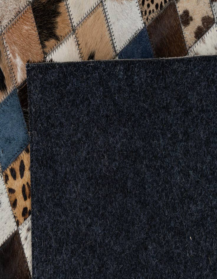 Detail image of  5' x 8' Cowhide Leather Rug