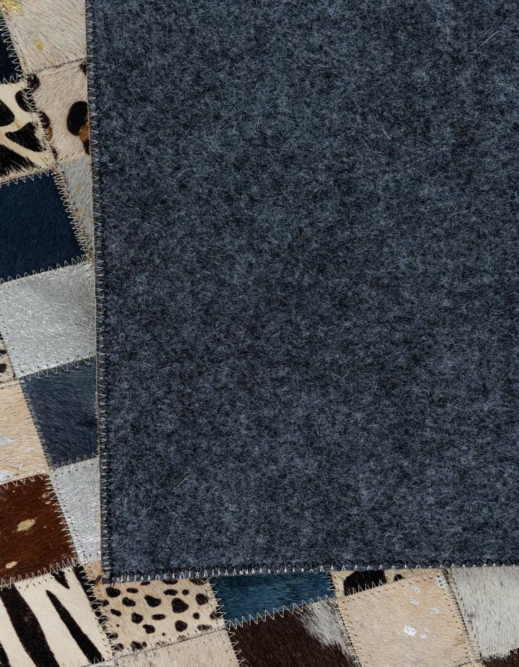 Detail image of  5' x 8' Cowhide Leather Rug