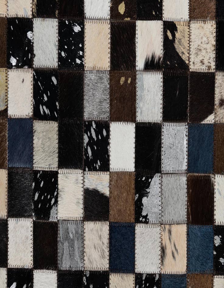 Detail image of  5' x 8' Cowhide Leather Rug