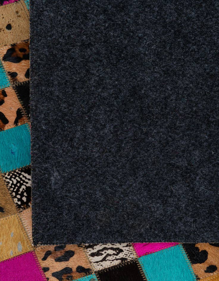 Detail image of  5' x 8' Cowhide Leather Rug