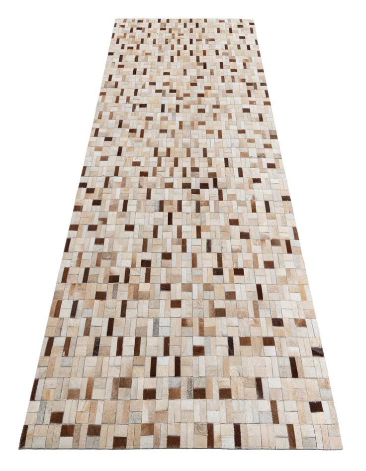 Detail image of  5' x 8' Cowhide Leather Rug