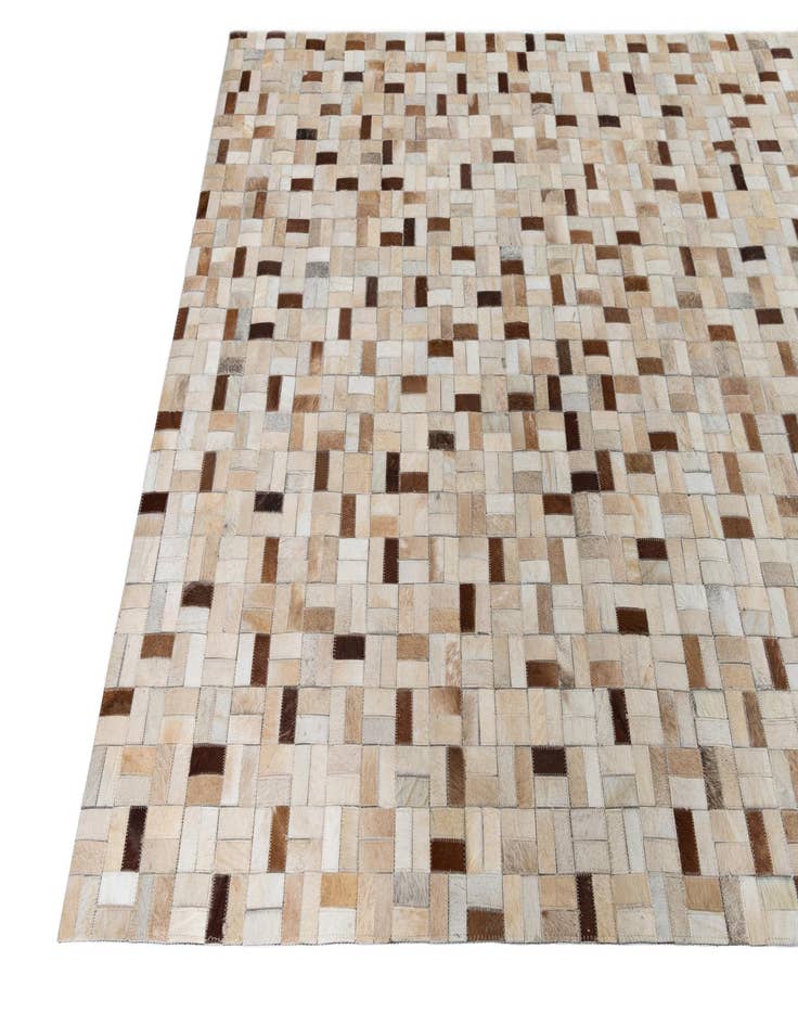 Detail image of  5' x 8' Cowhide Leather Rug