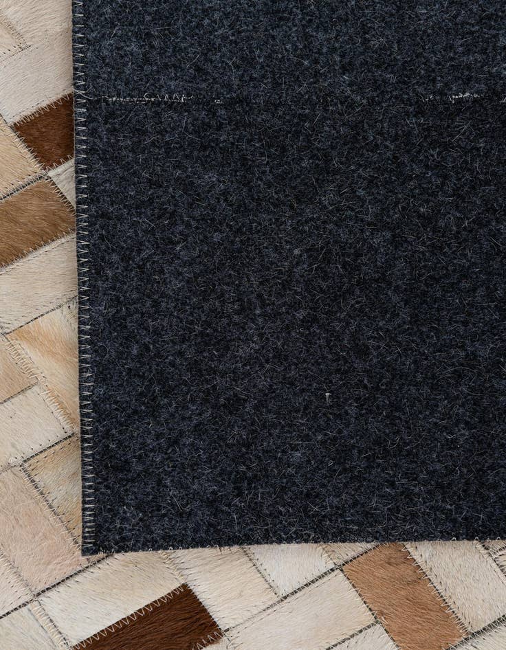 Detail image of  5' x 8' Cowhide Leather Rug