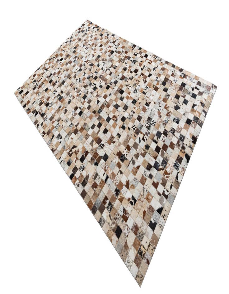 Detail image of  5' x 8' Cowhide Leather Rug