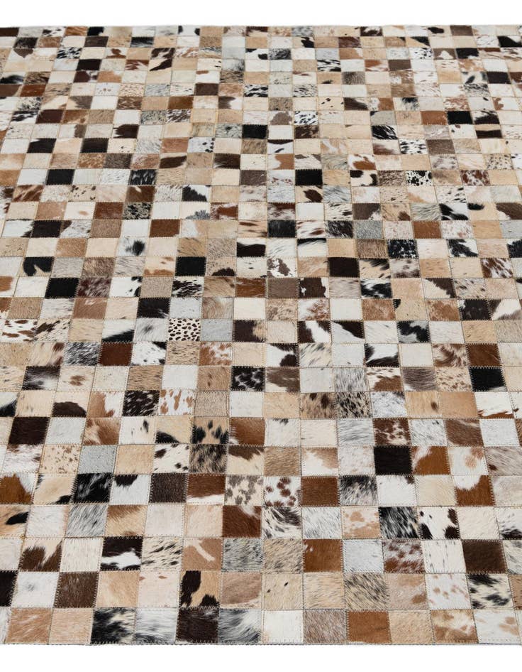 Detail image of  5' x 8' Cowhide Leather Rug