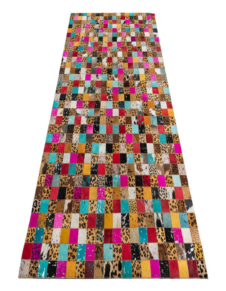 Detail image of  5' x 8' Cowhide Leather Rug