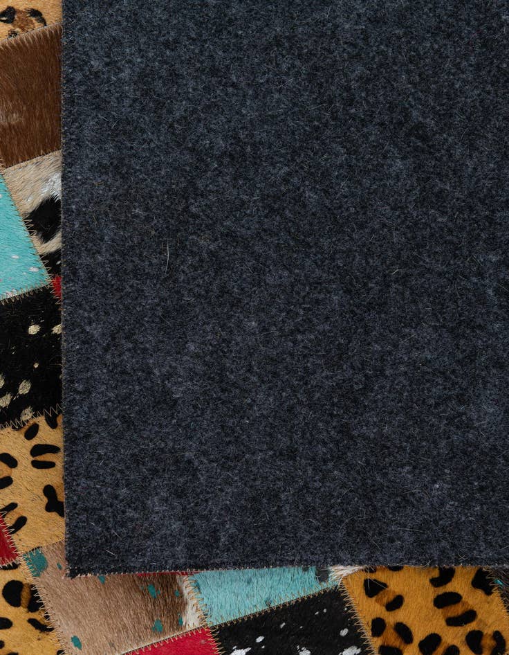 Detail image of  5' x 8' Cowhide Leather Rug