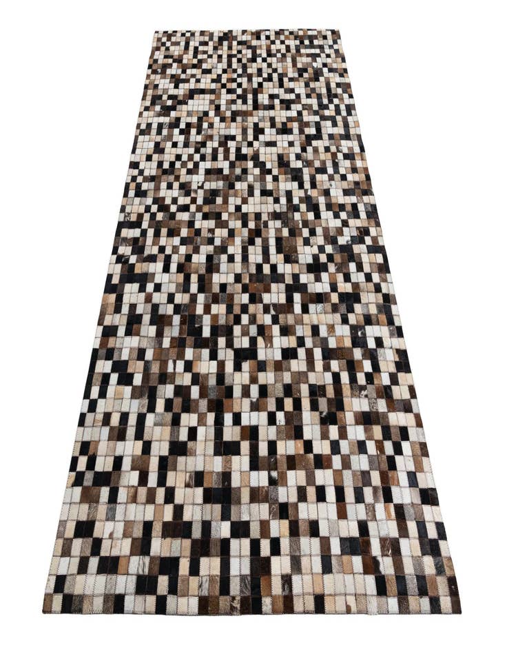 Detail image of  5' x 7' 10 Cowhide Leather Rug