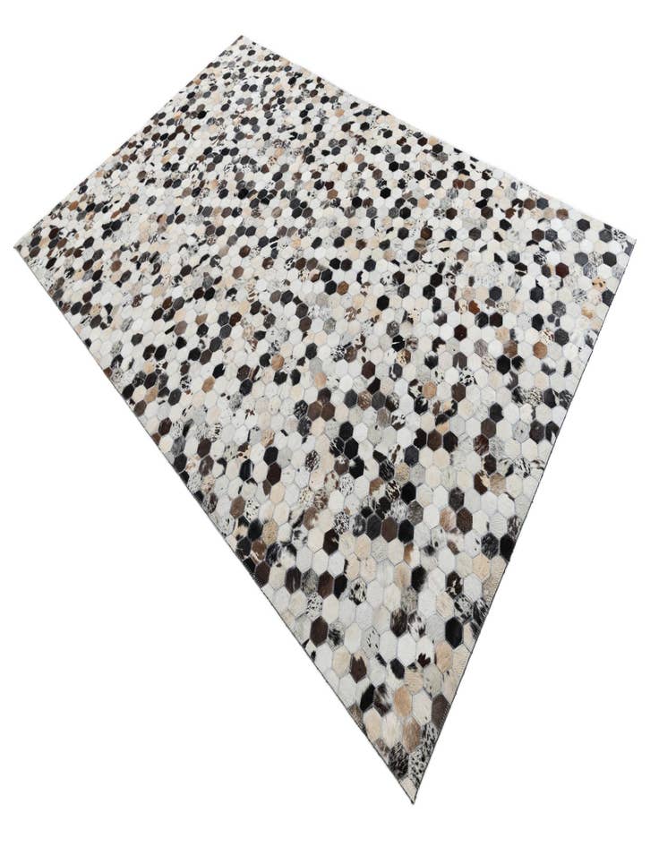 Detail image of  5' x 8' Cowhide Leather Rug