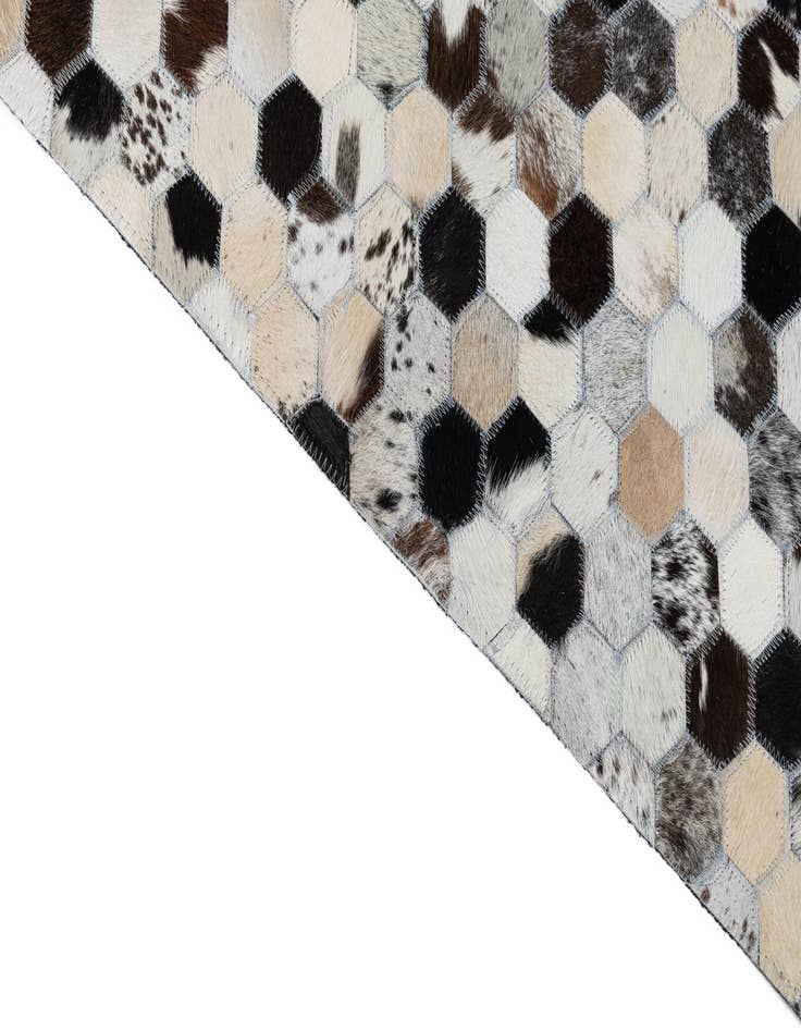 Detail image of  5' x 8' Cowhide Leather Rug