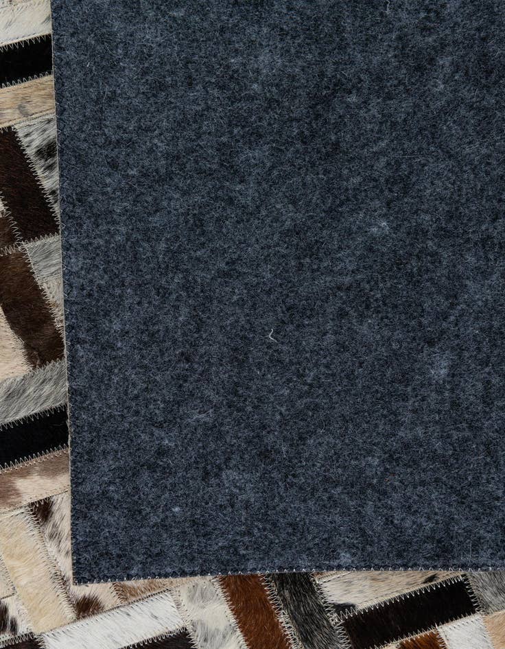 Detail image of  5' 4 x 7' 10 Cowhide Leather Rug