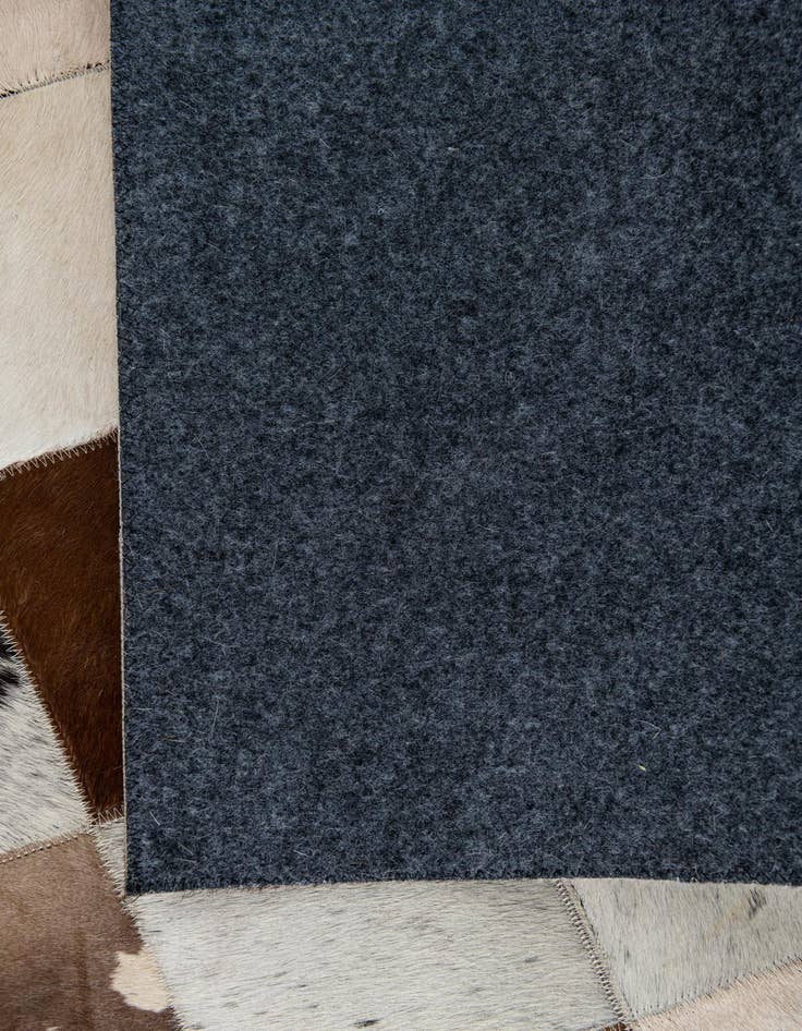 Detail image of  5' x 7' 10 Cowhide Leather Rug