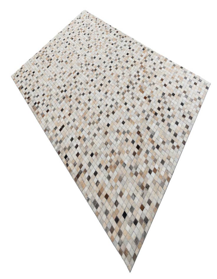 Detail image of  5' 2 x 8' Cowhide Leather Rug