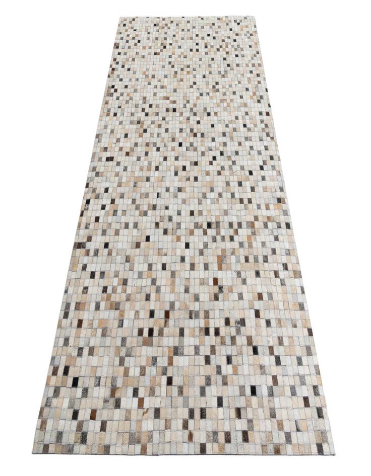 Detail image of  5' 2 x 8' Cowhide Leather Rug