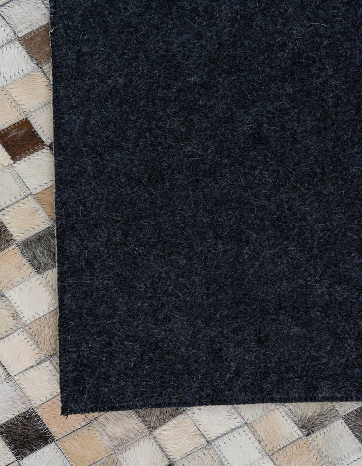 Detail image of  5' 2 x 8' Cowhide Leather Rug