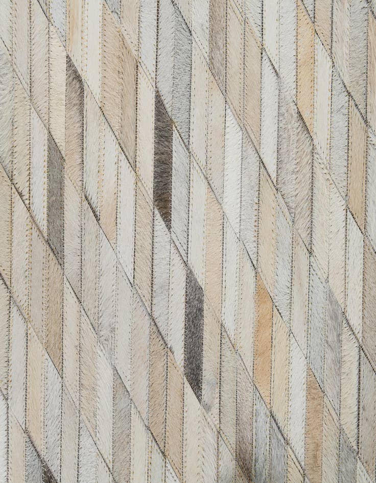 Detail image of  5' x 8' Cowhide Leather Rug