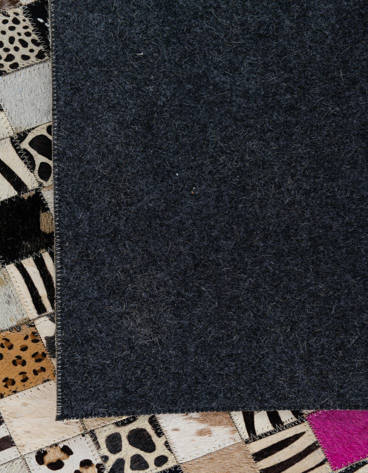 Detail image of  5' x 8' Cowhide Leather Rug