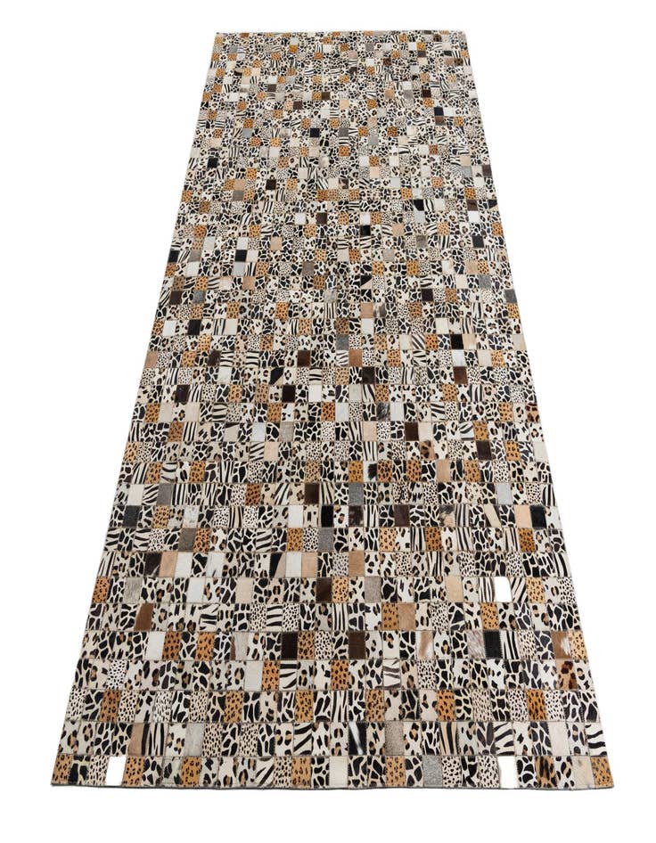 Detail image of  5' x 8' Cowhide Leather Rug