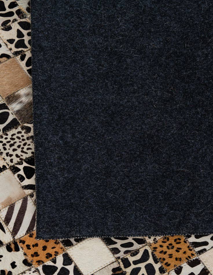 Detail image of  5' x 8' Cowhide Leather Rug