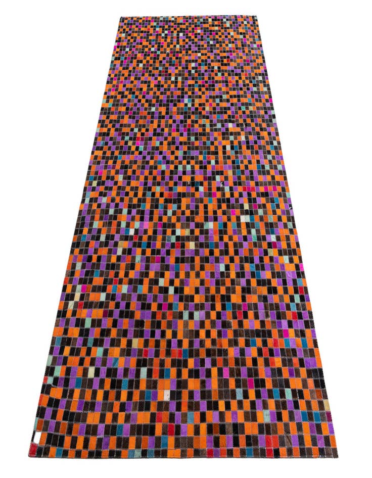 Detail image of  5' x 8' Cowhide Leather Rug